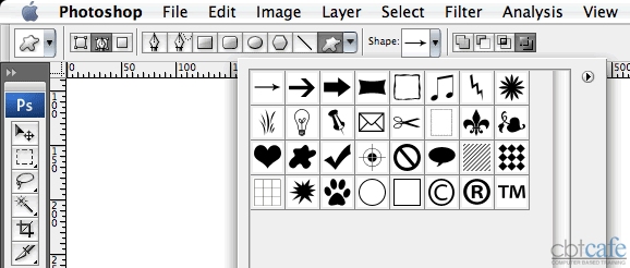 Custom shape picker